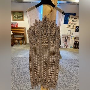 BCBG nude/black dress